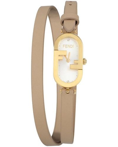 Fendi O'lock Diamond Watch - Metallic