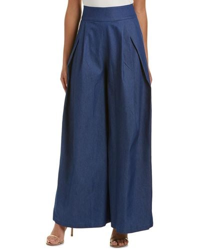 Blue Gracia Pants, Slacks and Chinos for Women | Lyst