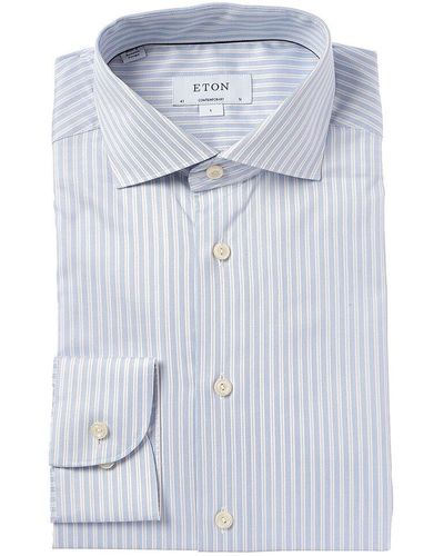 Eton Contemporary Fit Dress Shirt - Blue