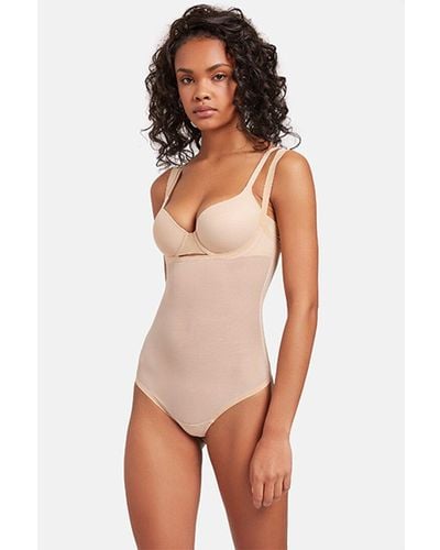 Wolford Tulle Forming String Bodysuit - White