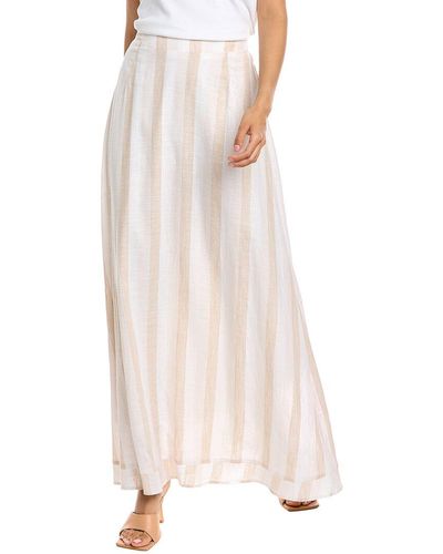 Splendid Sunset Linen-blend Maxi Skirt - White