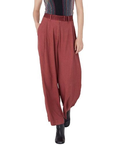 Burning Torch Nomad High Waist Pant - Red