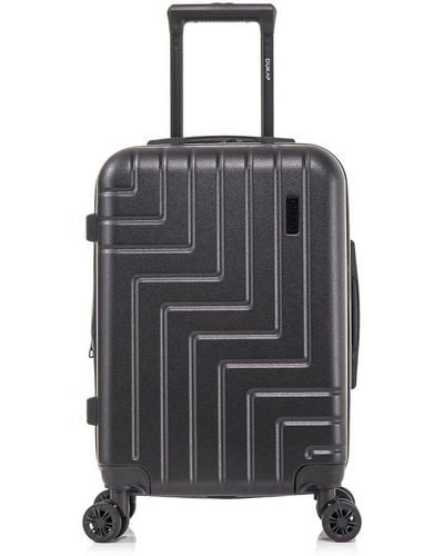 DUKAP Zahav Lightweight Expandable Hardside Spinner Luggage 20" - Gray