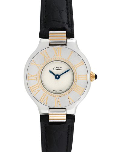 Black Cartier Watches for Women | Lyst