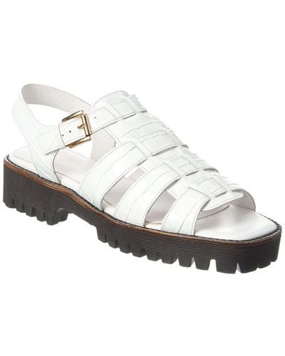 INTENTIONALLY ______ Haddie Leather Sandal - White