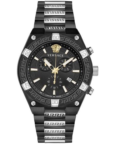 Versace V-sporty Greca Watch - Black