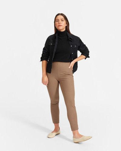 Everlane The Curvy Side-zip Stretch Pant - Black