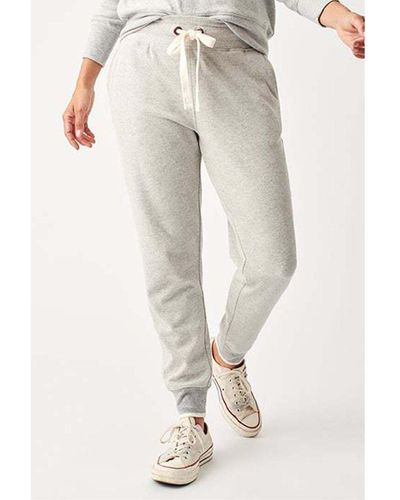 Faherty Legend Sweater Jogger Pant - White
