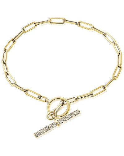 Sabrina Designs 14k 0.43 Ct. Tw. Diamond Link Bracelet - Metallic