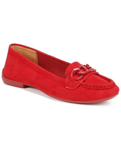 Franco Sarto Farah Embellished Loafers - Red