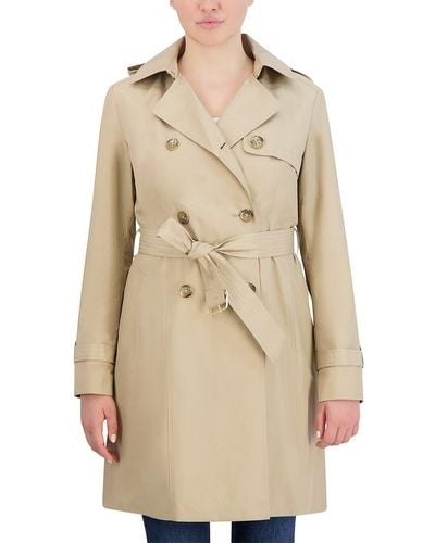 Cole Haan Double-breasted Trench Coat - Natural