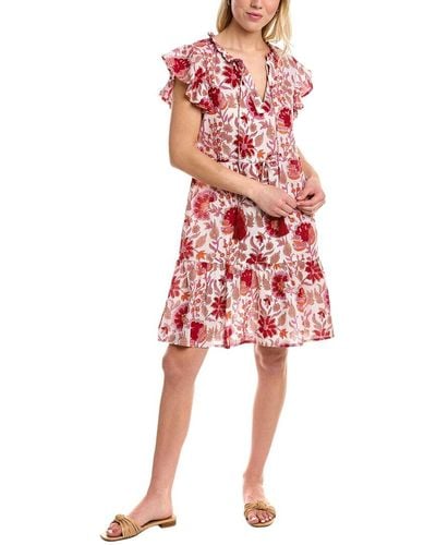 Jude Connally Tassel Mini Dress - Red
