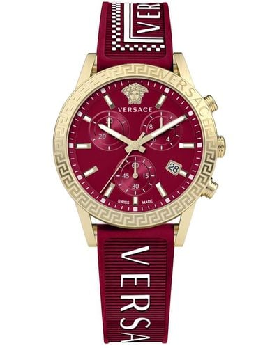Versace Sport Tech Watch - Red