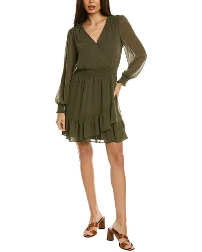 Vince Camuto Wrap Front Dress - Green