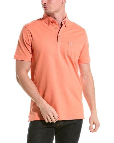 Tailorbyrd Pique Polo Shirt - Orange