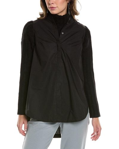 AllSaints Claude Wool & Yak-blend Sweater - Black