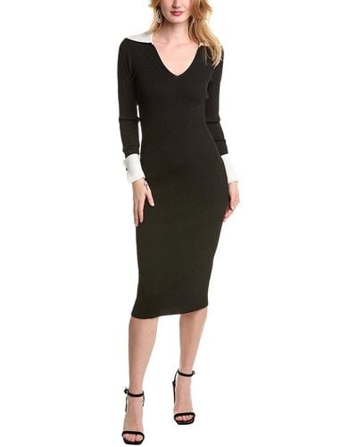 Alexia Admor Tau Knit Midi Dress - Black