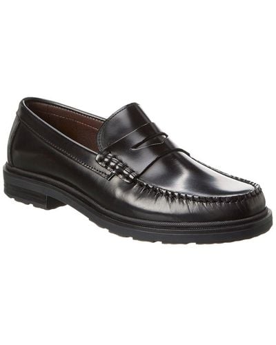 M by Bruno Magli Melo Leather Loafer - Black