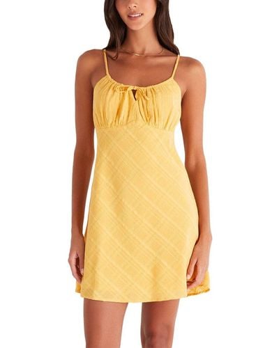 Z Supply Liana Mini Dress - Yellow