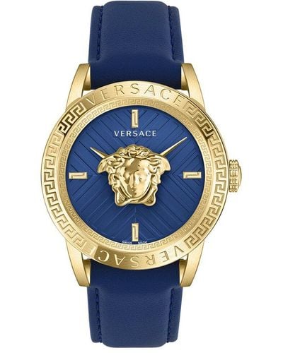 Versace V-code Watch - Blue