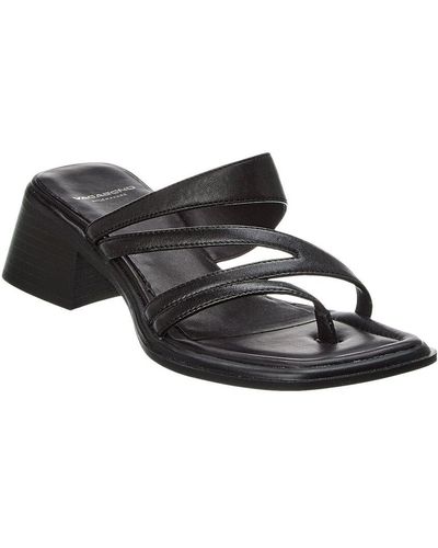 Vagabond Shoemakers Ines Leather Heeled Sandal - Black