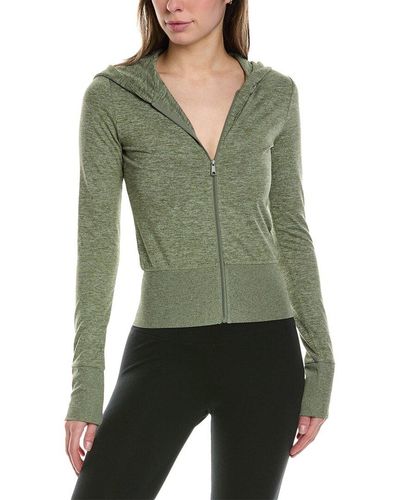 WeWoreWhat Fitted Zip-up Hoodie - Green