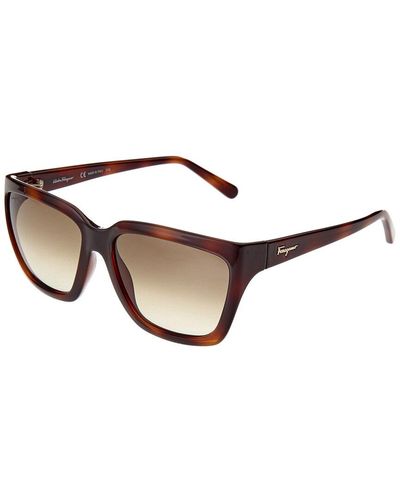 Ferragamo Sf1018s 59mm Sunglasses - Brown