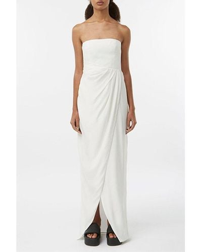 GAUGE81 Lica Silk Maxi Dress - White