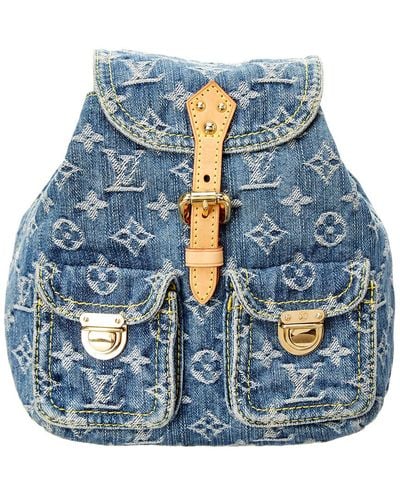 Louis Vuitton Denim Petite Sac A Dos Mini Backpack 