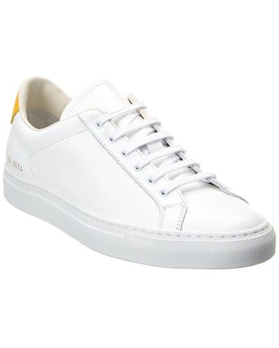 Common Projects Retro Low Leather Sneaker - White