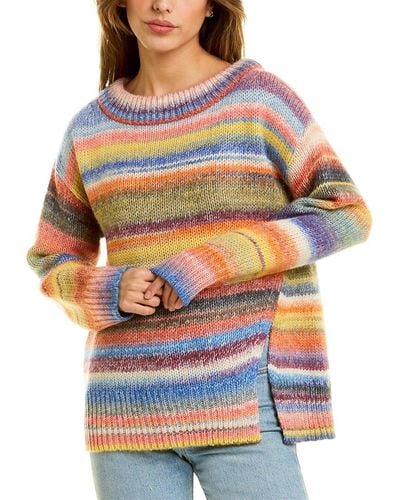 Cinq À Sept Laci Wool-blend Sweater - Gray