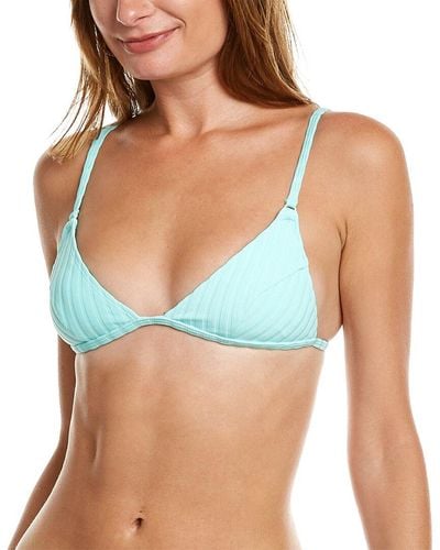Solid & Striped The Francesca Bikini Top - Blue