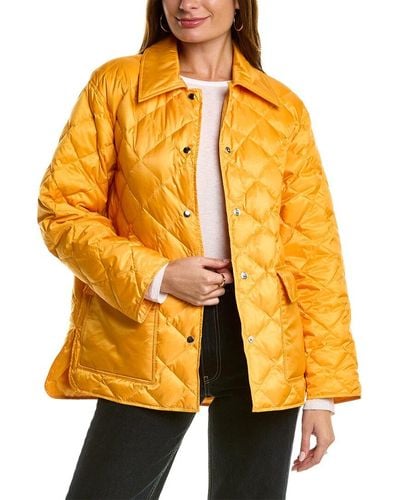 Lafayette 148 New York Reversible Quilted Jacket - Yellow