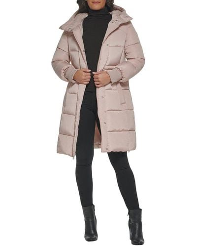 Kenneth Cole Puffer Coat - Natural