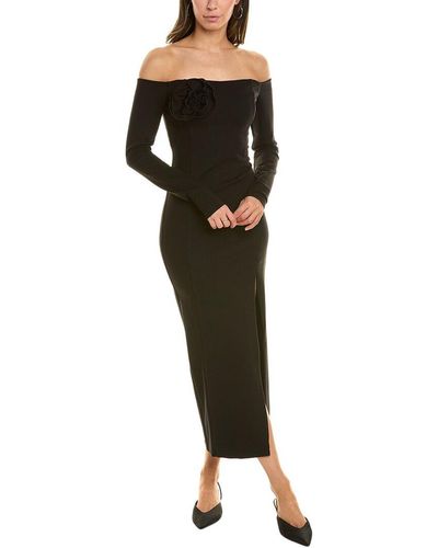 Nicholas Miriam Midi Dress - Black