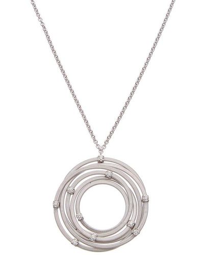 Marco Bicego Goa 18k 0.30 Ct. Tw. Diamond Knot Pendant Necklace - Metallic