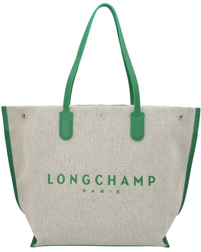 Longchamp Essential Large Canvas Tote - Metallic