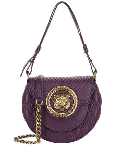 Just Cavalli Icon Shoulder Bag - Purple