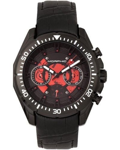 Morphic M68 Series Black Dial Watch - Multicolor