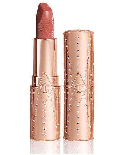 Charlotte Tilbury 0.12Oz Nude Romance K.I.S.S.I.N.G Refillable Rechargeable - Pink