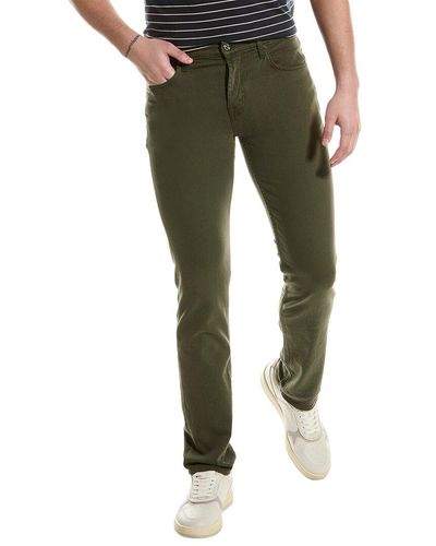 7 For All Mankind Slimmy Stone Slim Straight Jean - Green