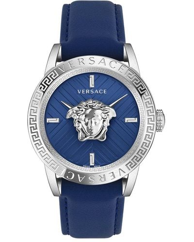 Versace V-code Watch - Blue
