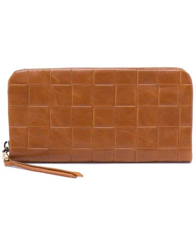 Hobo International Eliza Zip Around Leather Wallet - Brown