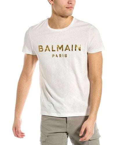 vandtæt Overgang albue Balmain T-shirts for Men | Online Sale up to 64% off | Lyst