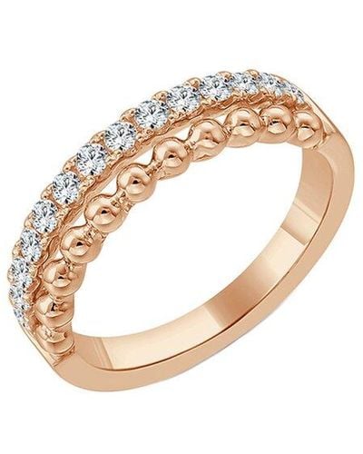 Sabrina Designs 14k Rose Gold 0.39 Ct. Tw. Diamond Ring - White