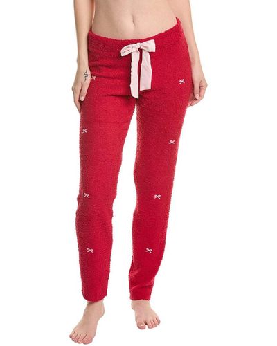 Honeydew Intimates Snow Angel Chenille Jogger Pant - Red