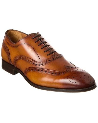 Antonio Maurizi Wingtip Leather Oxford - Brown