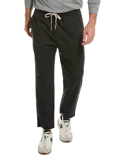 AllSaints Algol Linen-blend Pant - Black