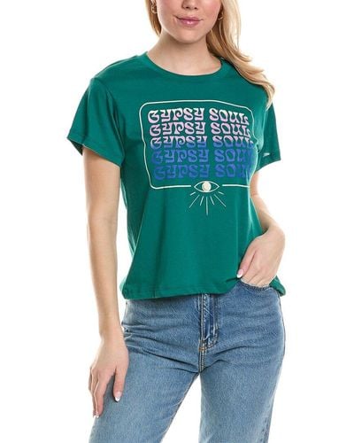 Chaser Brand Gypsy Soul T-shirt - Green