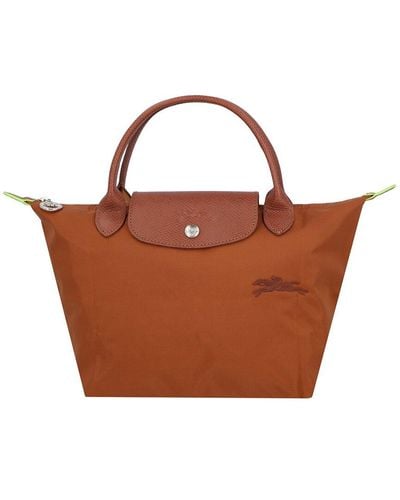 Longchamp Le Pliage S Nylon Bag - Brown